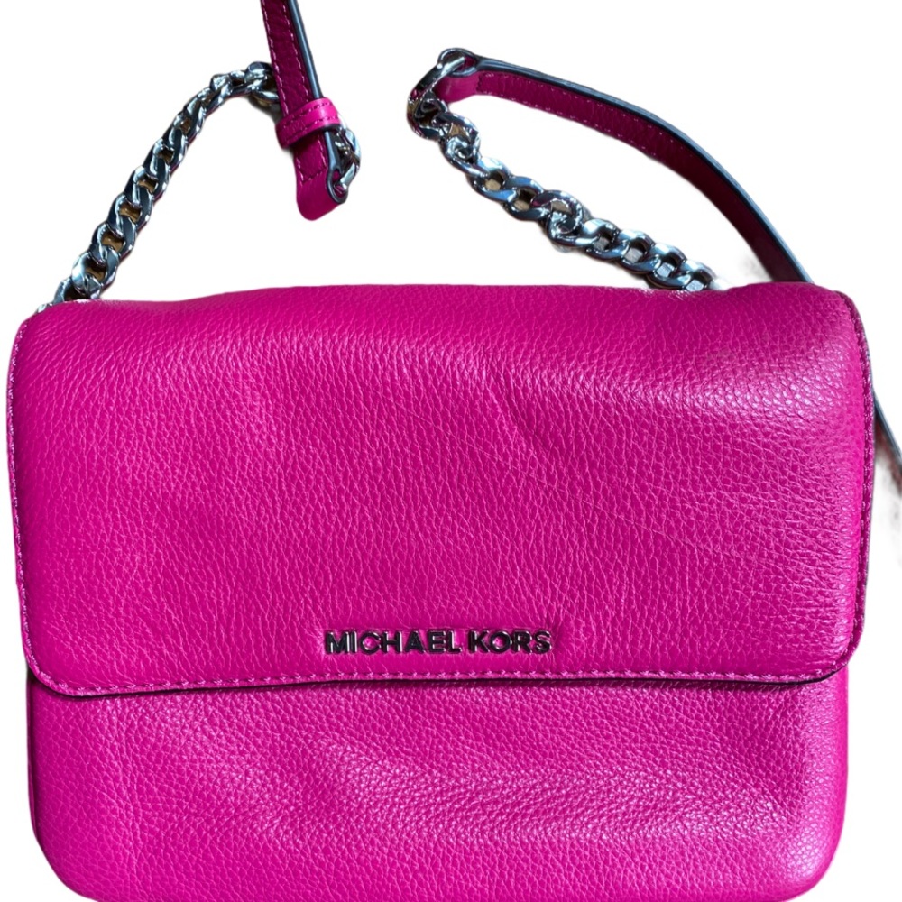 Michael Kors Bedford Crossbody Chain Berry NEW!